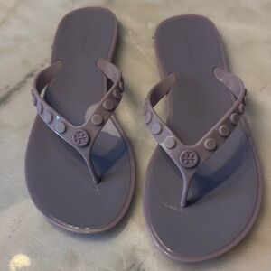 Tory Burch Lavender Jelly Studded Flip Sandalstory Burch sandals NWT